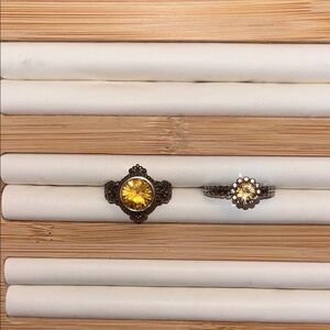 Citrine Gemstone Rings